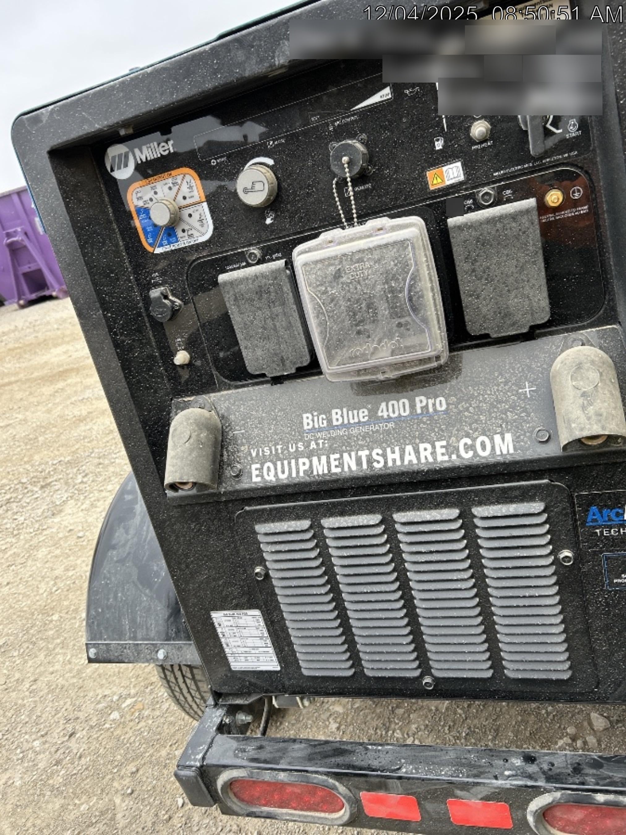 2025 MILLER ELECTRIC BIG BLUE 400