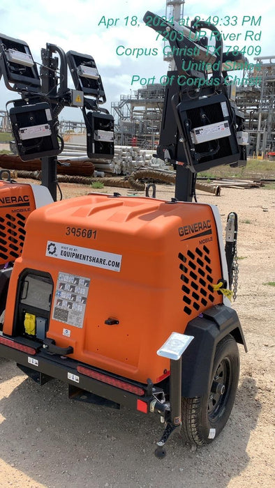 2024 Generac MLT2 Diesel, Flex Switch 120V Input, Powerzone Controller, 
(4) 320W LED Lights, 4kW Generator, 39.9 Gal Fuel Tank, 2" Ball, T3