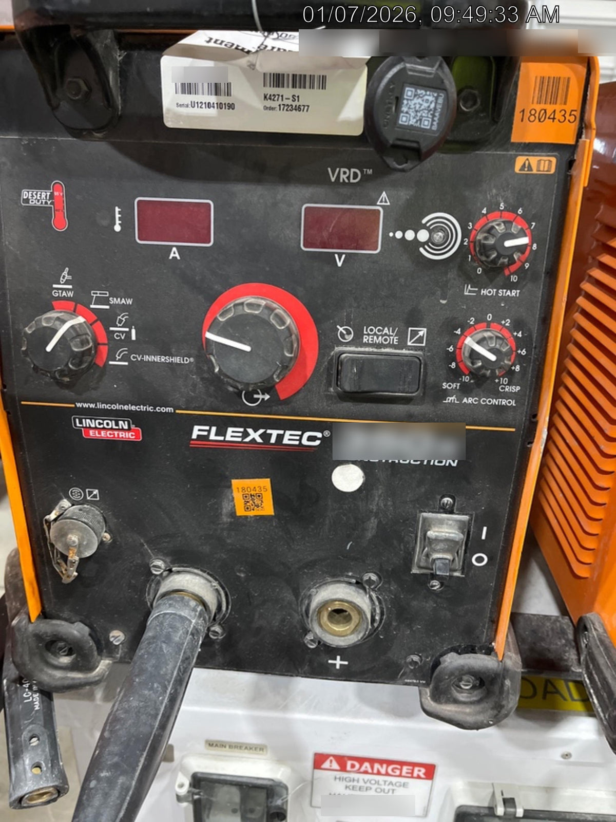 2021 LINCOLN ELECTRIC FLEXTEC 350X