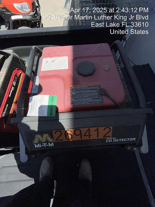 2022 Mi-T-M GEN-8000-IMM1E 7300W, (2) 120V Outlets, GFCI, Inverter