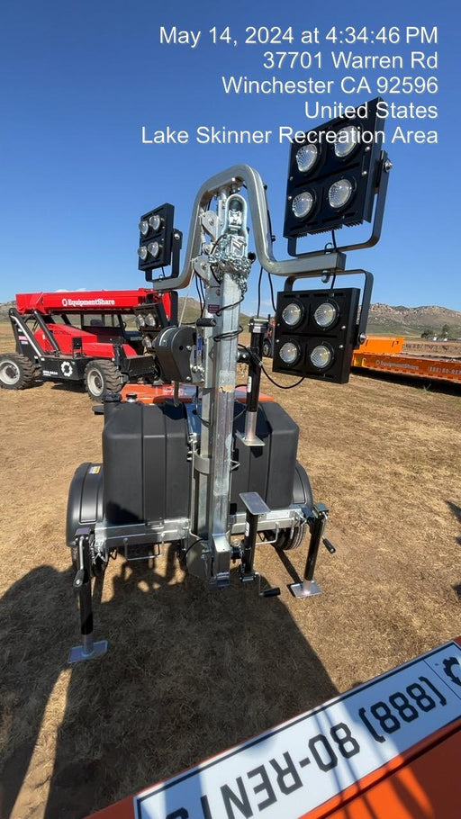 2024 Wanco WLTT-4MM4K Diesel, Deep Sea Controller, Shore Power Plug, Auto Start, (4) 350W LED Floodlights, 4kW Generator, 60 Gal Fuel Tank, 2" Ball, T3