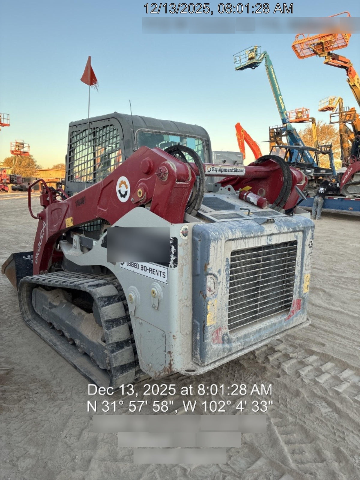 2020 Takeuchi TL12V2-CR Cab, Rubber Track