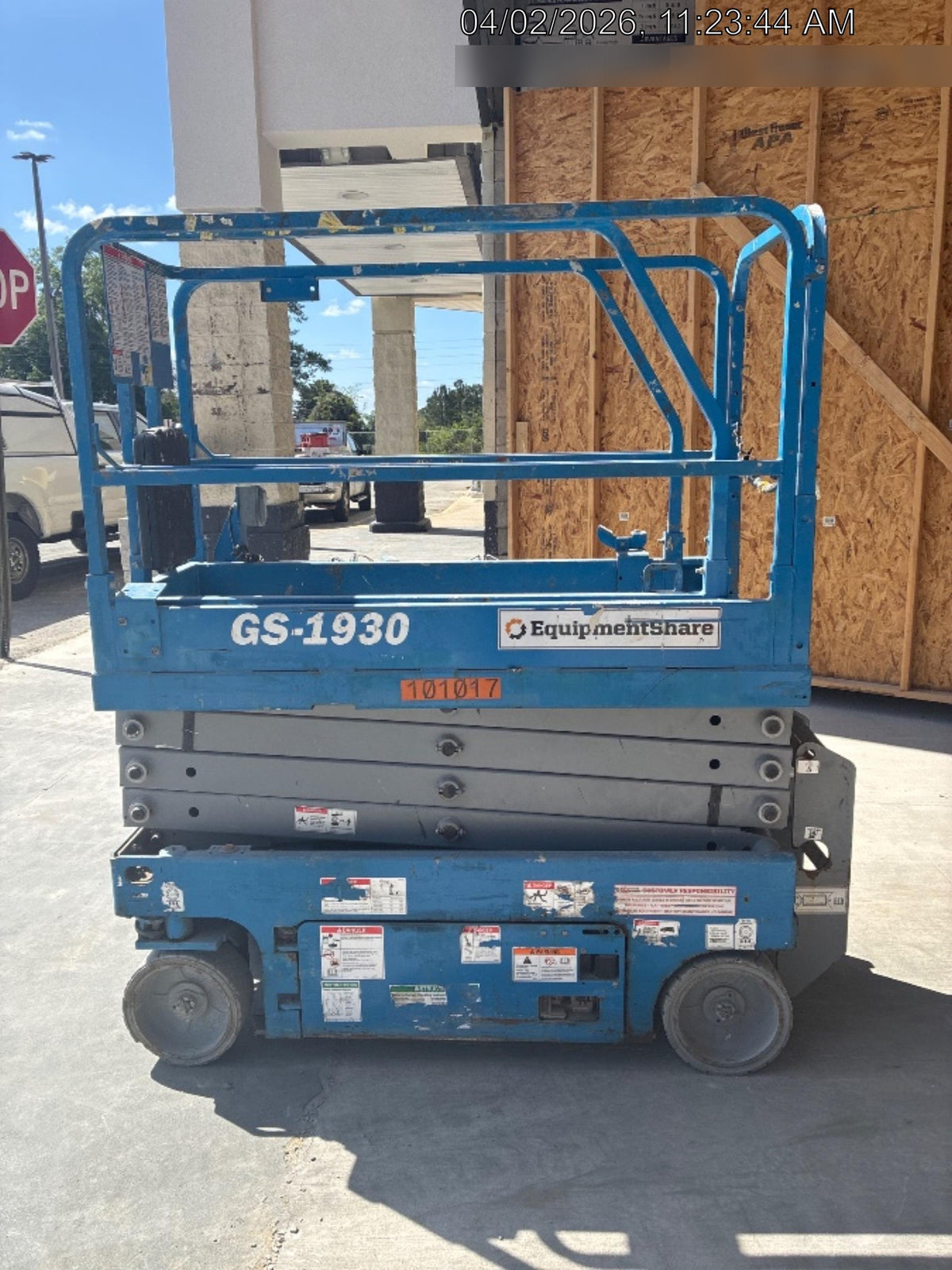 2020 Genie GS-1930 Fixed rails with chain entry gate - Pre A92.20