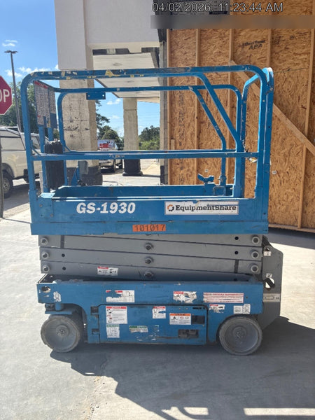 2020 Genie GS-1930 Fixed rails with chain entry gate - Pre A92.20