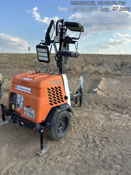 2024 Generac MLT2 Diesel, Flex Switch 120V Input, Powerzone Controller, 
(4) 320W LED Lights, 4kW Generator, 39.9 Gal Fuel Tank, 2" Ball, T3