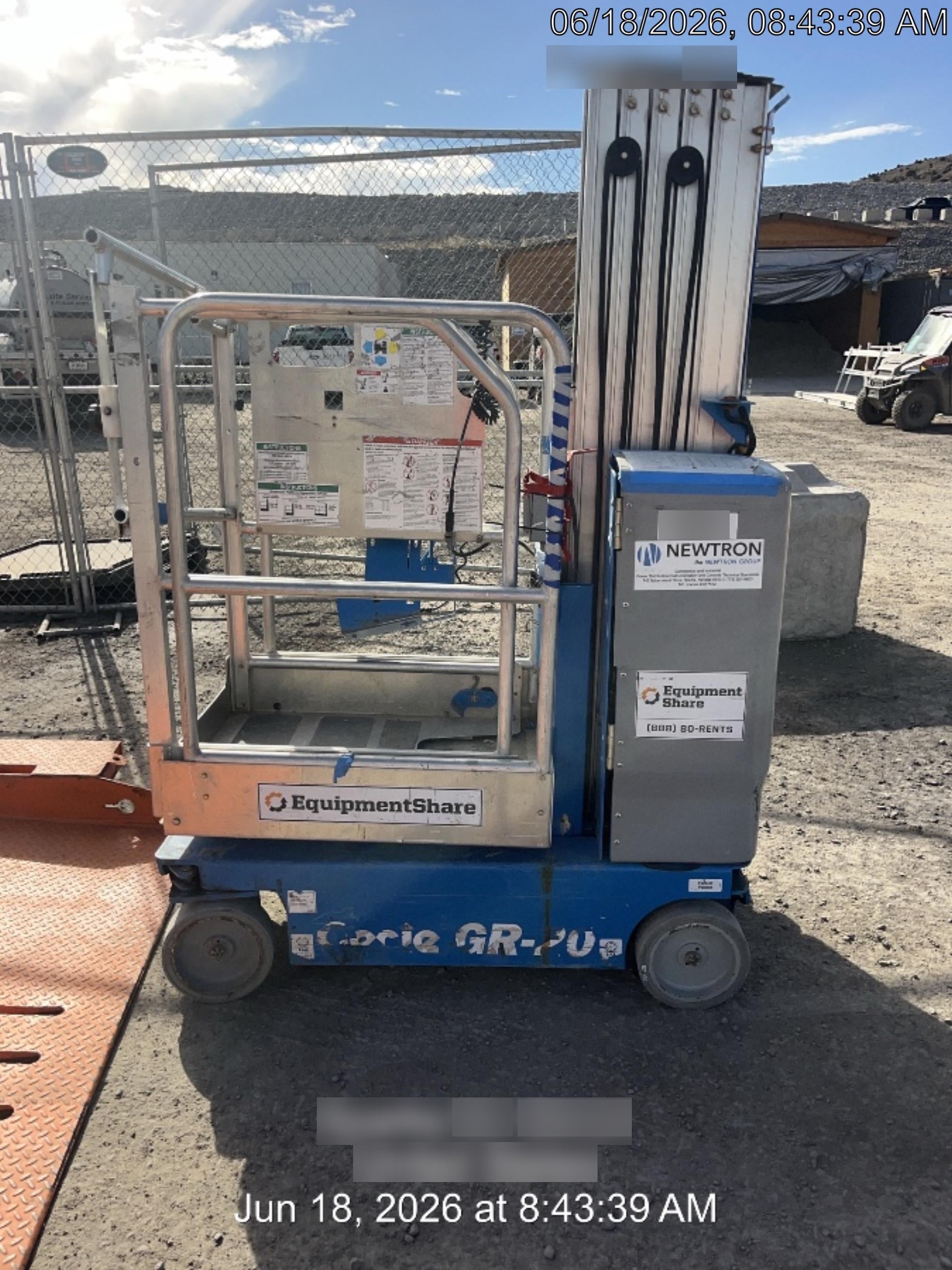 2019 GENIE GR-20