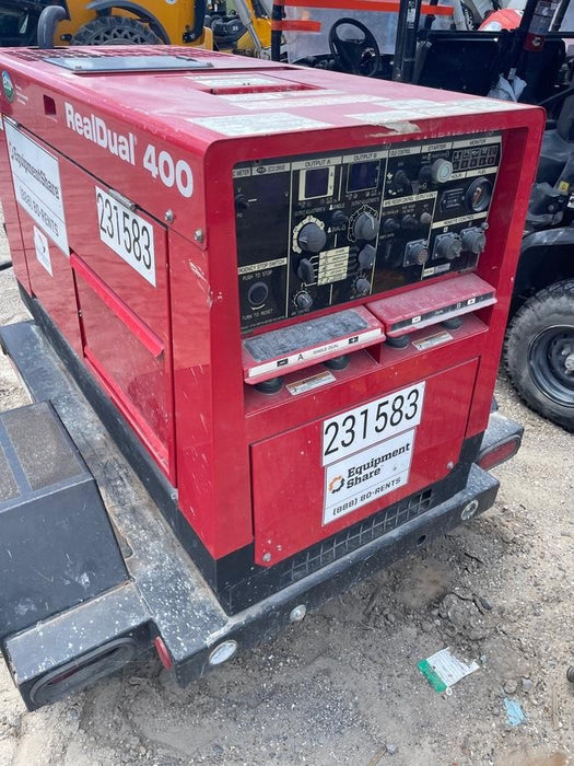 2022 Shindaiwa DGW400MDL Kubota D902 Engine, 23 HP, Dual Op Welder, Wire, Arc, Droop Stick, Tig, and CC Stick Functionality, Simulphase, 3 Phase and 1 Phase Gen Output, Single Axle NB Trlr, Slr Trckl Chrg 12V 12W, Fire Ext