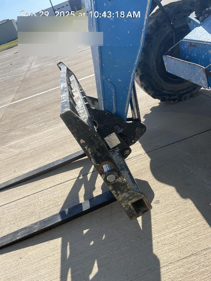 2018 Genie GTH-844 Genie GTH-844D w/Open ROPS, Solid Tires, Work Light/Beacon, 60" Carriage and Forks