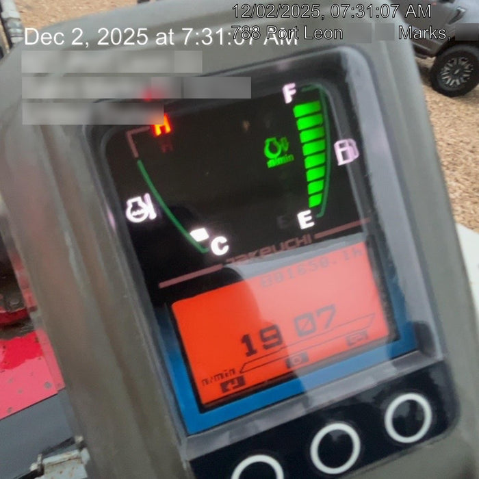 2020 Takeuchi TB235-2R Canopy, Rubber Tracks, Manual TAG QC