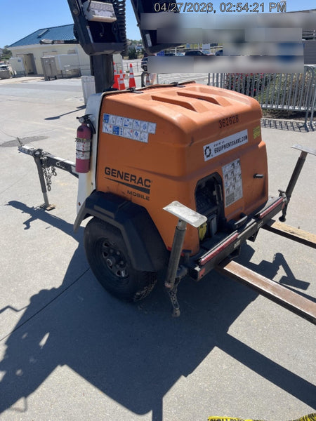 2023 Generac MLT2 Diesel, Flex Switch 120V Input, Powerzone Controller, 
(4) 320W LED Lights, 4kW Generator, 39.9 Gal Fuel Tank, 2" Ball, T3