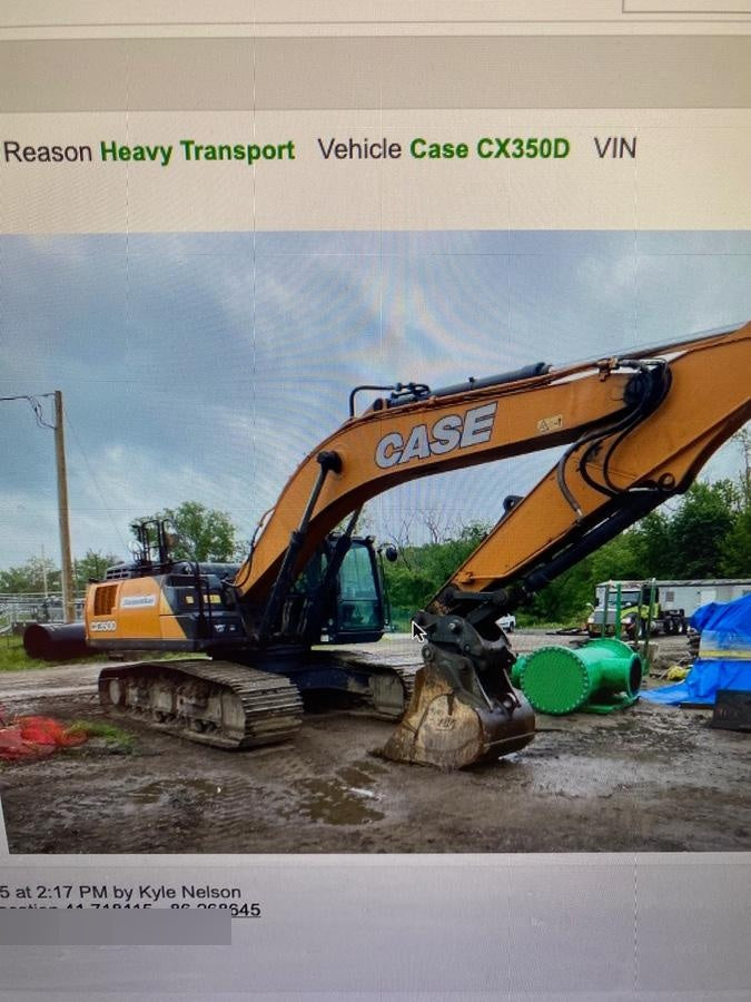 2021 CASE CX350D
