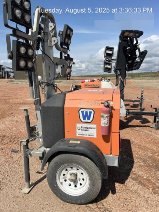 2024 Wanco WLTT-4MM4K Diesel, Deep Sea Controller, Shore Power Plug, Auto Start, (4) 350W LED Floodlights, 4kW Generator, 60 Gal Fuel Tank, 2" Ball, T3