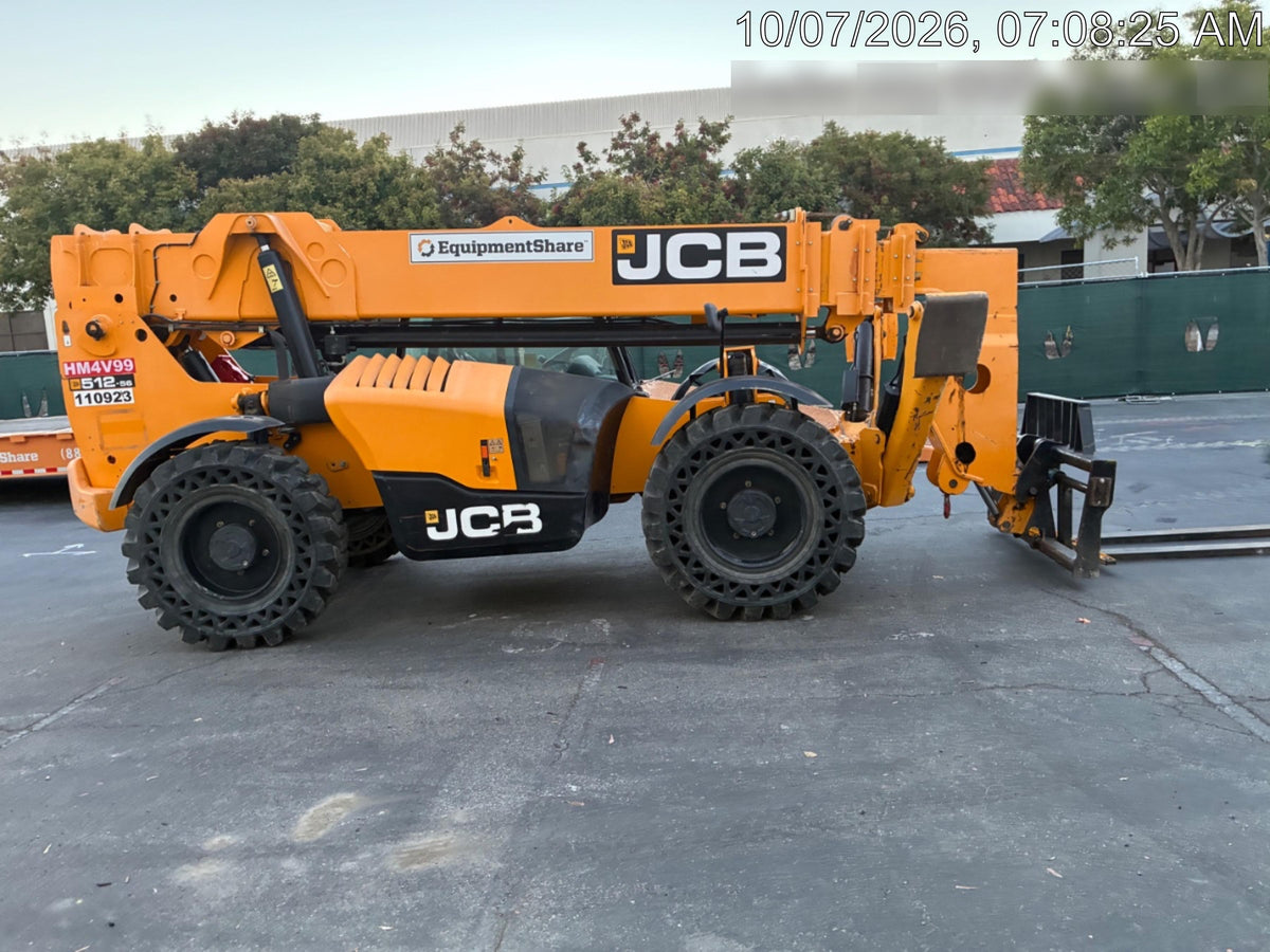 2020 JCB 512-56 Canopy, 74Hp, Solid Tires, Work Lights, Beacon, Aux Hydraulics, Back up Alarm, Lifting Eye, ES Decals