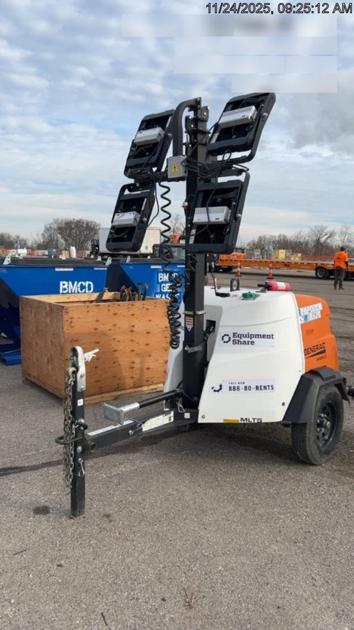 2023 Generac MLT2 Diesel, Flex Switch 120V Input, Powerzone Controller, (4) 320W LED Lights, 4kW Generator, 39.9 Gal Fuel Tank, 2" Ball, T3