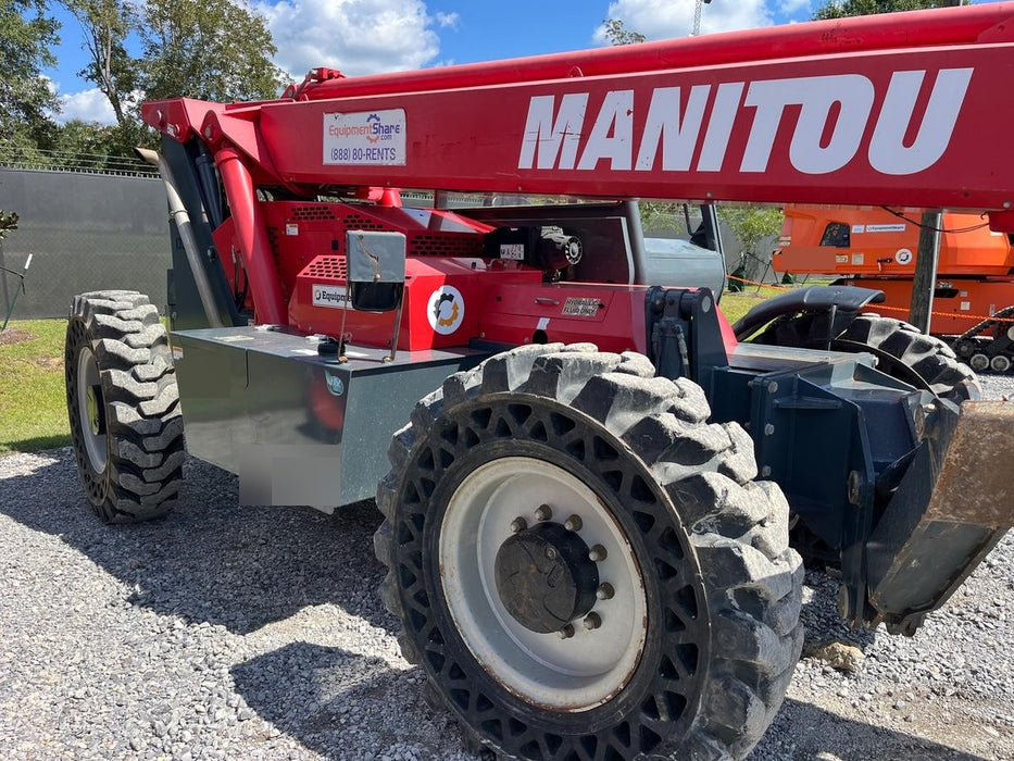 2018 Manitou MTA10055 MTA10055 - 74 HP T4, Canopy, Worklights/Strobe, Beacon, 66" Carriage, 60" Forks, Solid Tires, Lift Hook, Aux Hydraulics