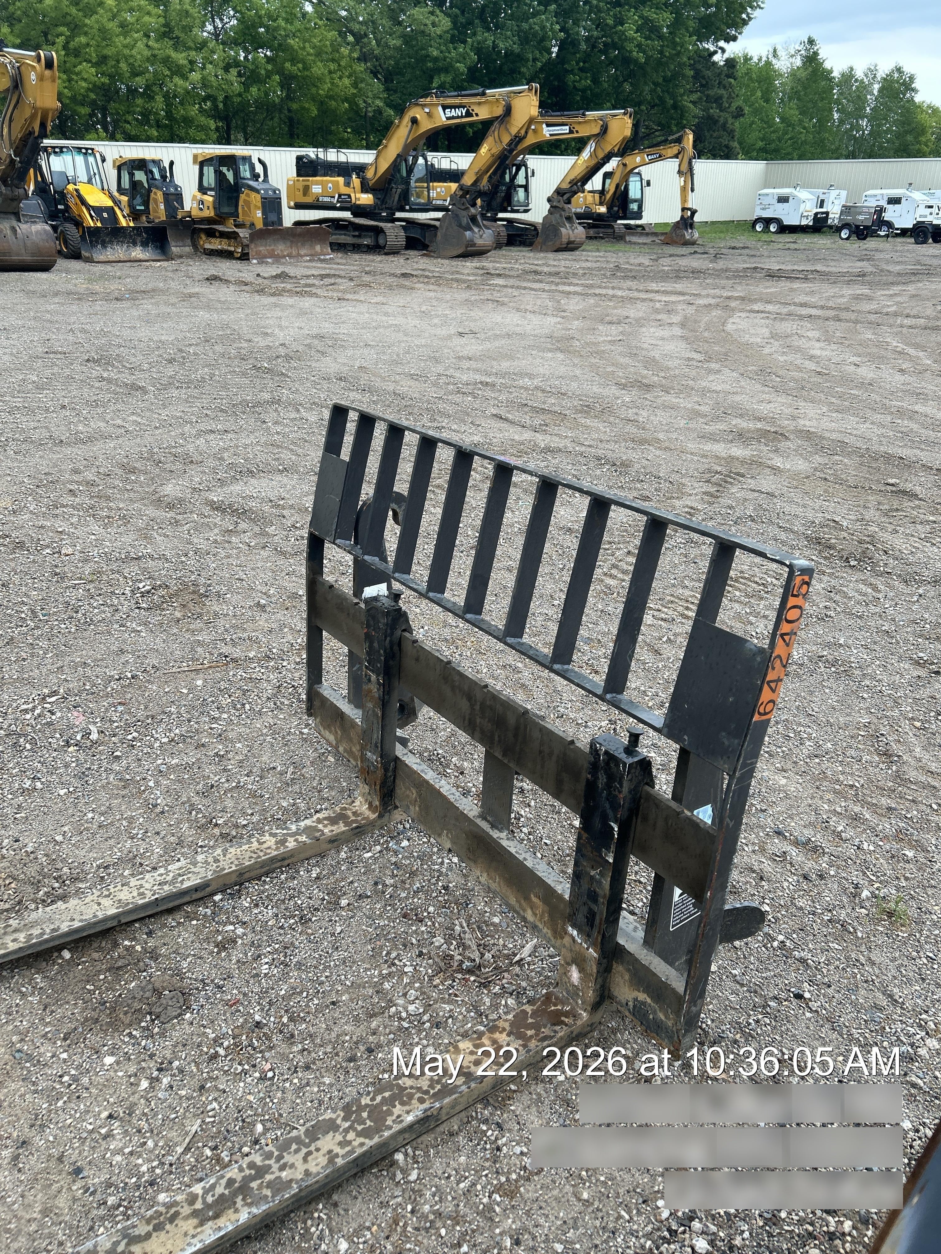 2026 CASE CNH 92658163 Backhoe Fork Set