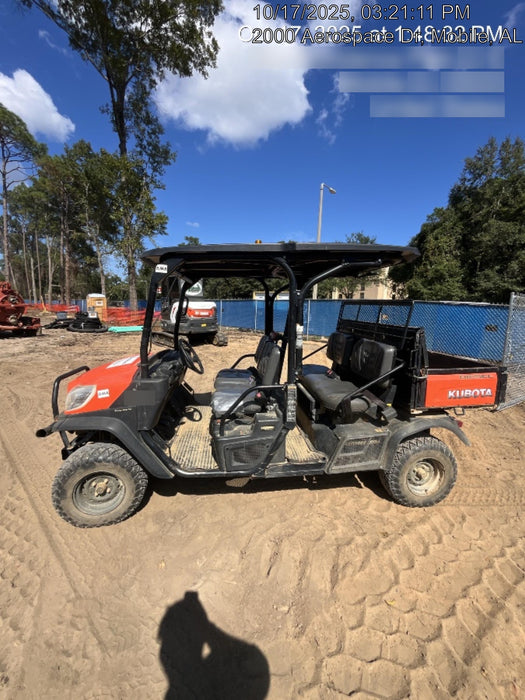 Kubota RTV-X1140W-H Canopy, 4-Seater, Diesel, Windshield Acrylic Clear, Strobe Light, Backup Alarm