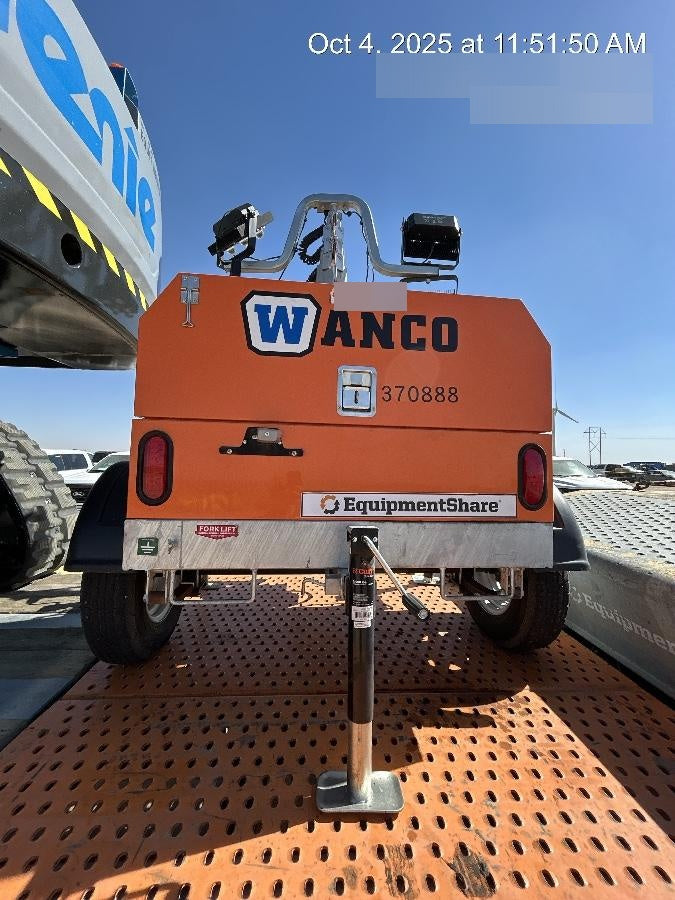 2023 Wanco WLTT-4MM4K Diesel, Deep Sea Controller, Shore Power Plug, Auto Start, (4) 350W LED Floodlights, 4kW Generator, 60 Gal Fuel Tank, 2" Ball, T3