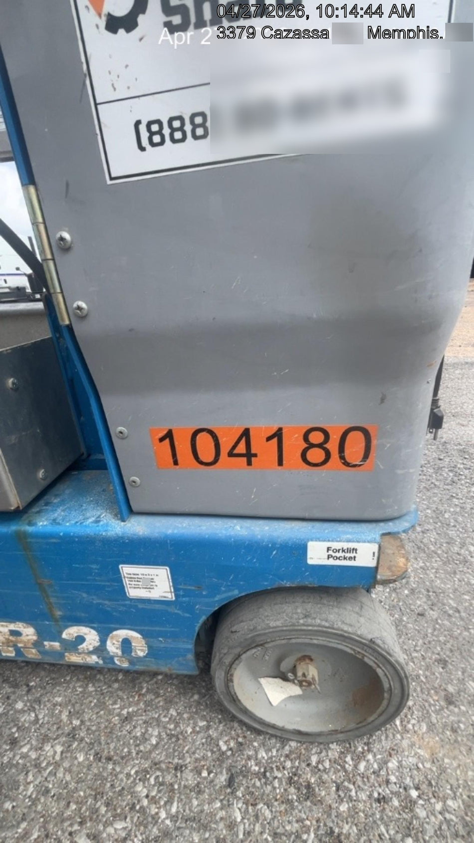 2020 GENIE GR-20