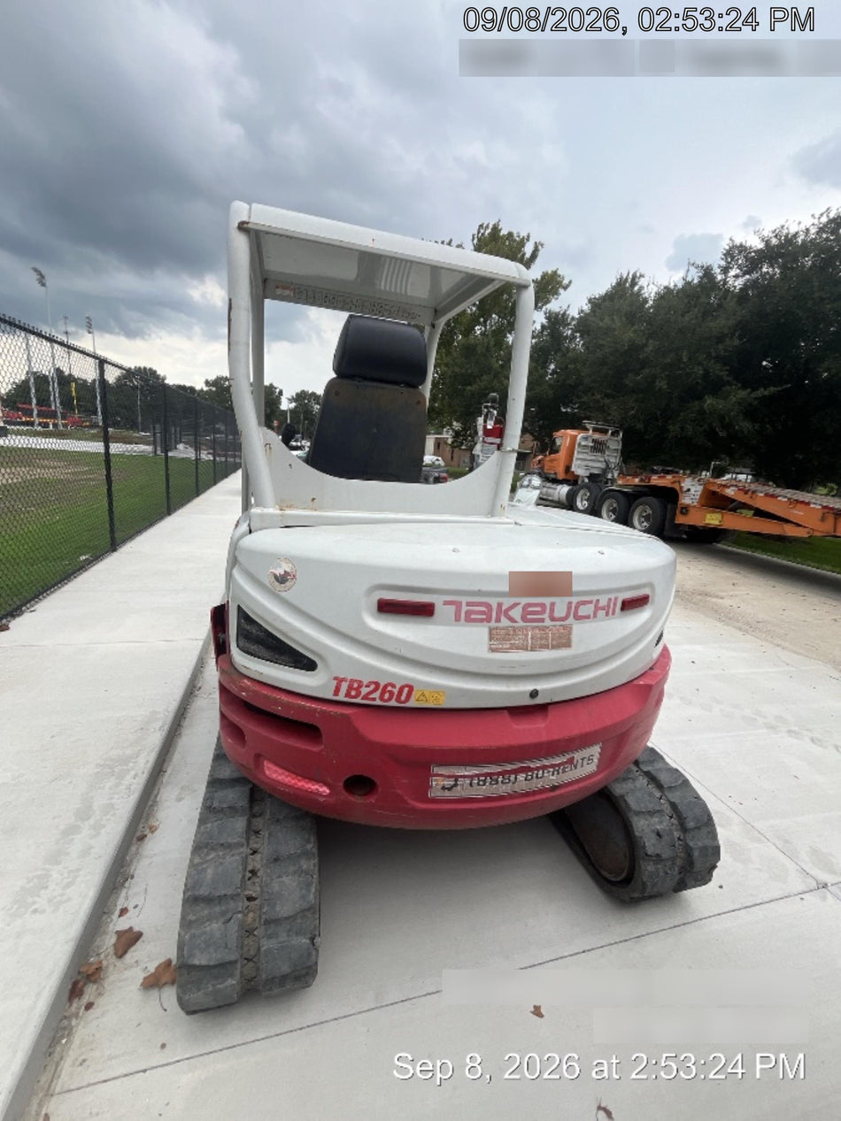 2019 TAKEUCHI TB260