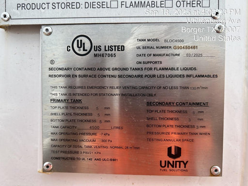 2025 UNITY BLOC 4500