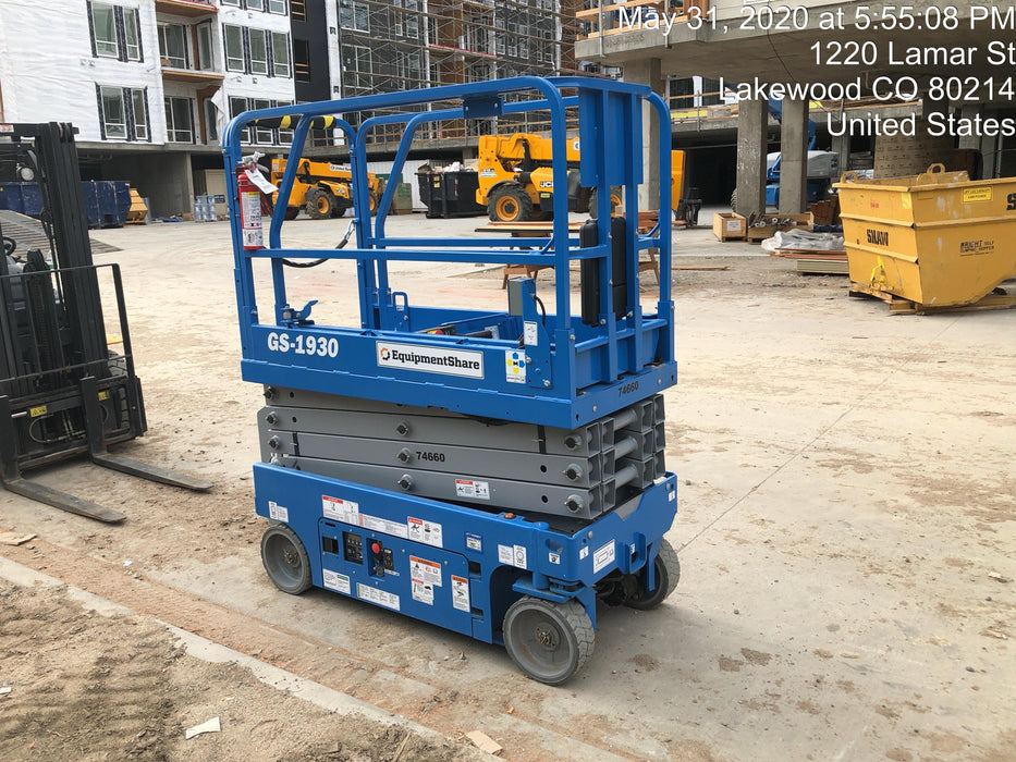 2020 Genie GS-1930 Fixed rails with chain entry gate - Pre A92.20