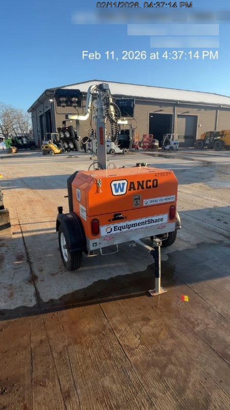2024 Wanco WLTT-4MM4K Diesel, Deep Sea Controller, Shore Power Plug, Auto Start, (4) 350W LED Floodlights, 4kW Generator, 60 Gal Fuel Tank, 2" Ball, T3