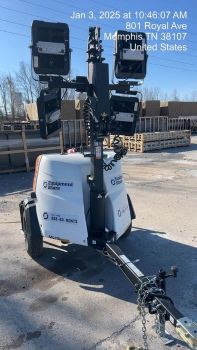 2024 Generac MLT2 Diesel, Flex Switch 120V Input, Powerzone Controller, 
(4) 320W LED Lights, 4kW Generator, 39.9 Gal Fuel Tank, 2" Ball, T3