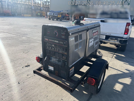 2019 Lincoln Electric Vantage 322 Ready-Pak 3, Two Wheel Trailer, Fender and Light Kit, Cable Rack