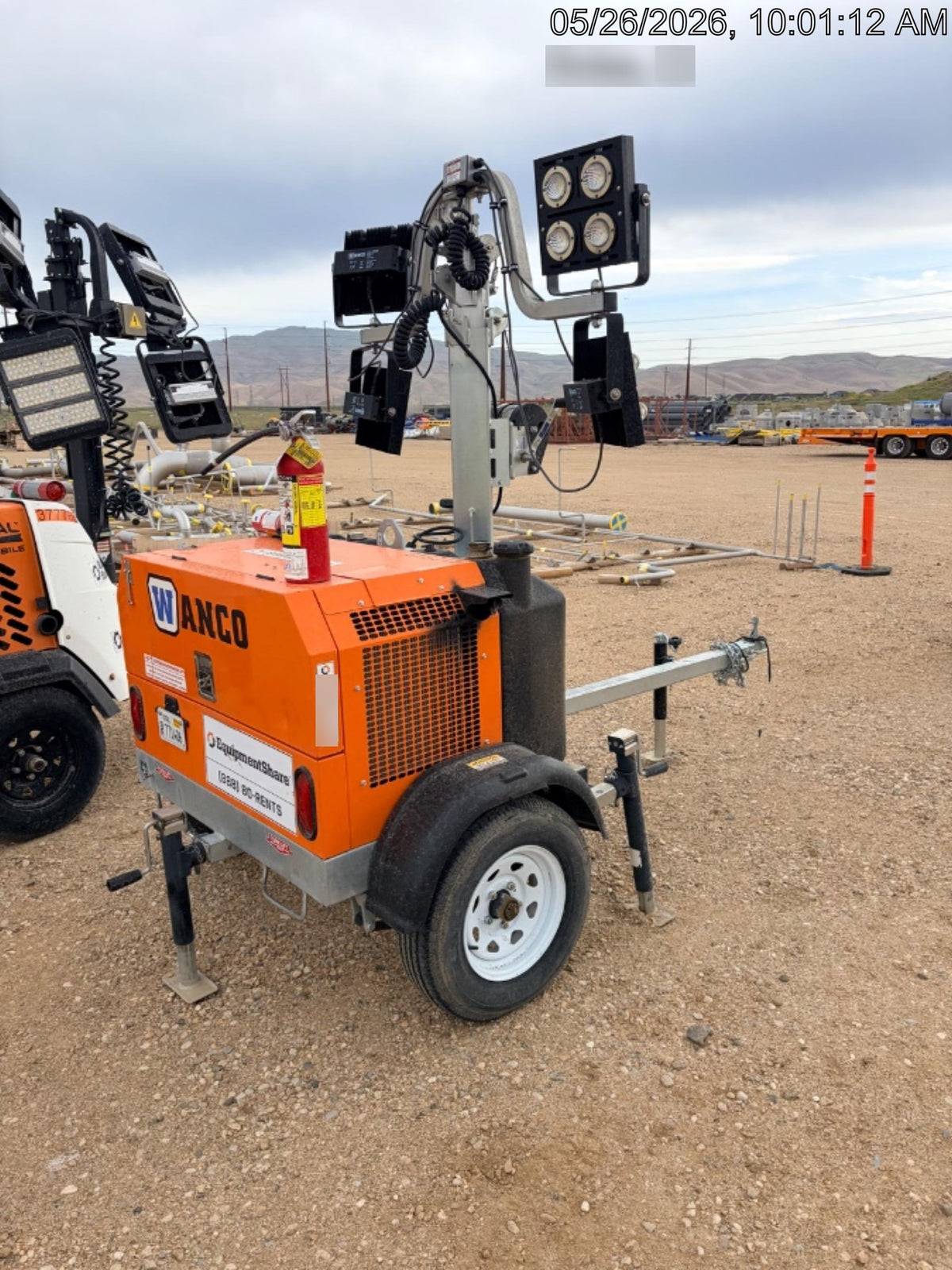 2024 Wanco WLTT-4MM4K Diesel, Deep Sea Controller, Shore Power Plug, Auto Start, (4) 350W LED Floodlights, 4kW Generator, 60 Gal Fuel Tank, 2" Ball, T3