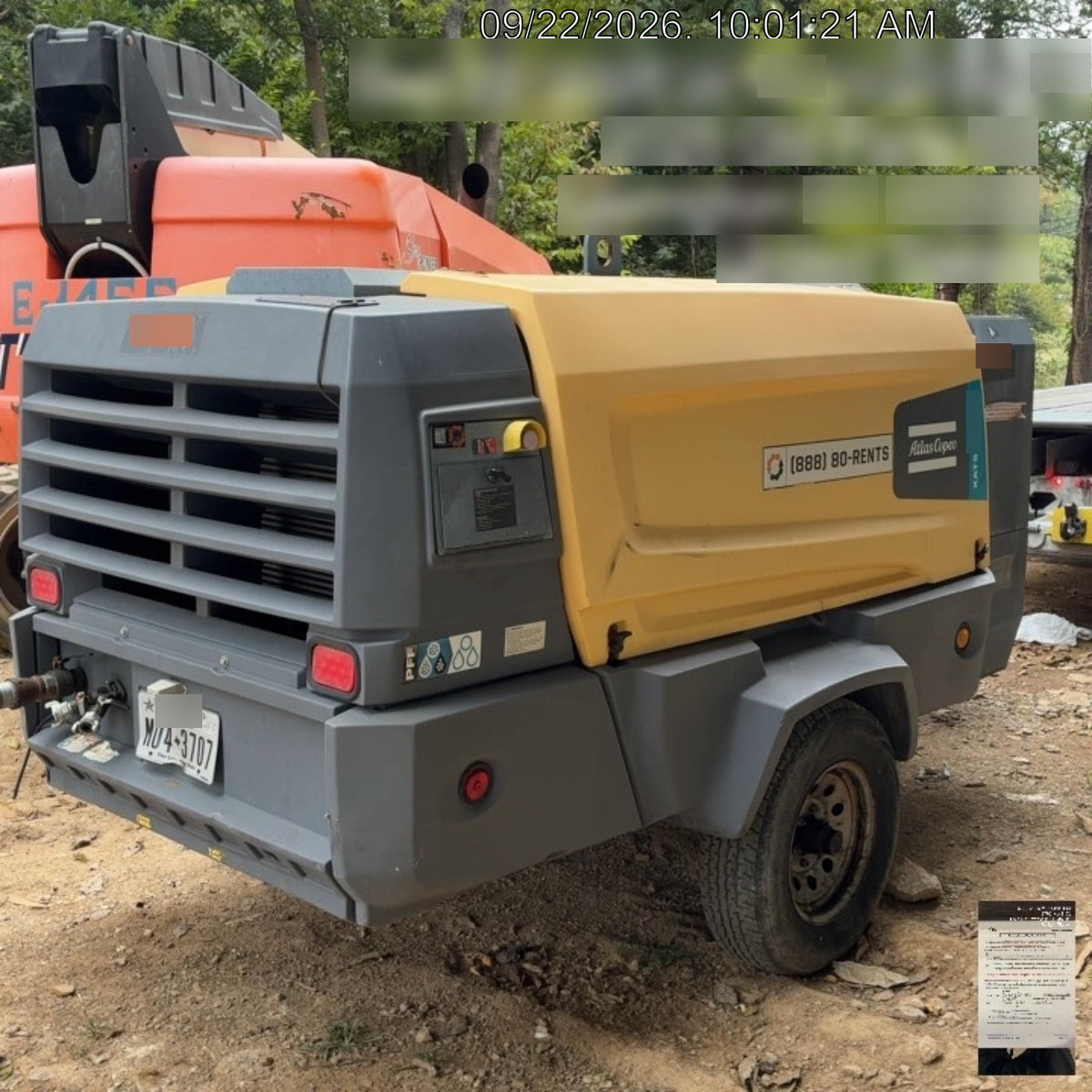 2020 ATLAS COPCO XATS 400 PFF
