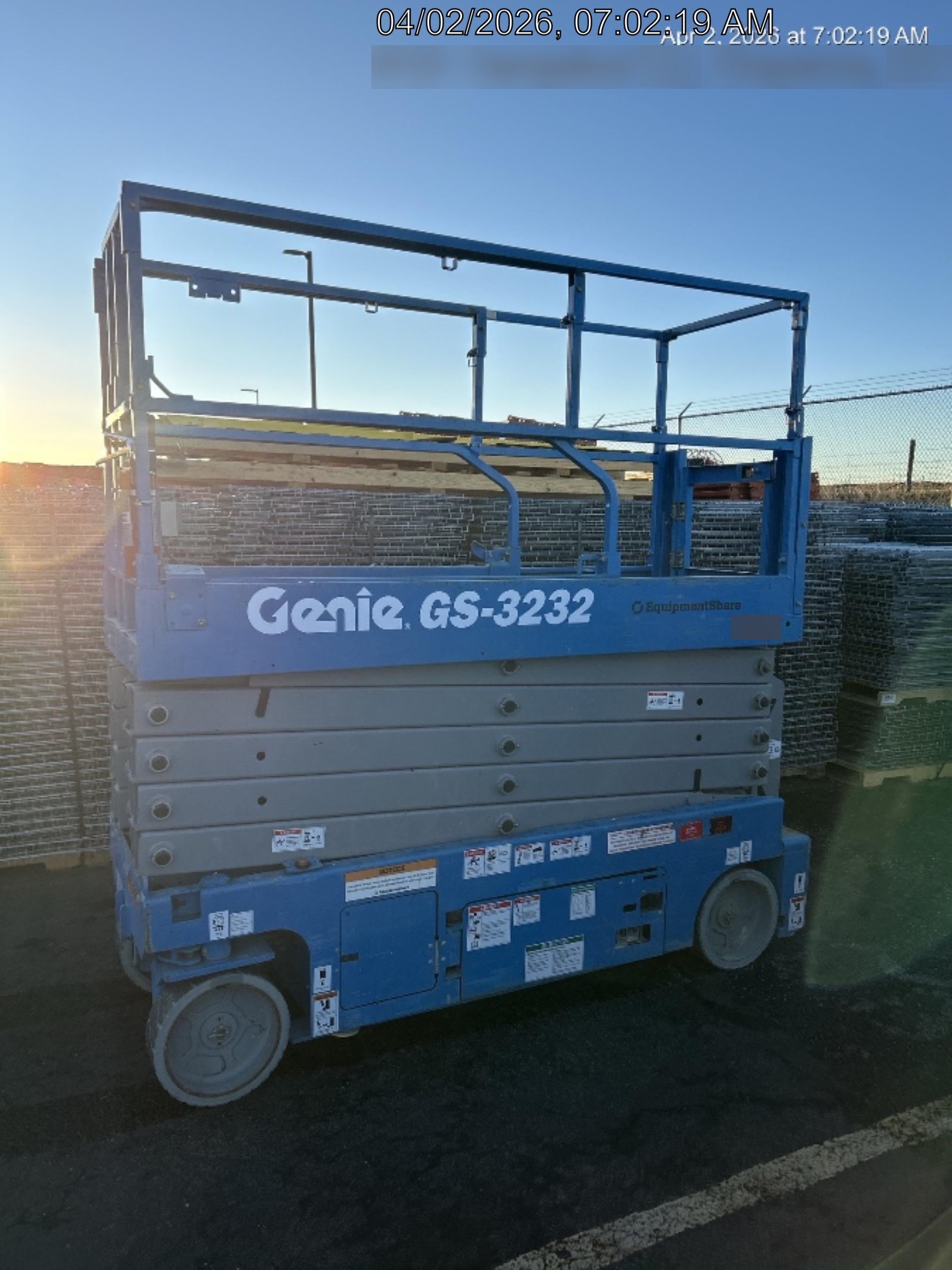 2019 GENIE GS-3232
