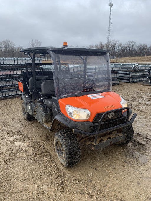2022 Kubota RTV-X1140W-H Plastic Canopy, Windshield Acrylic Clear, LED Strobe Light, Wire Harness Kit, Back up Alarm