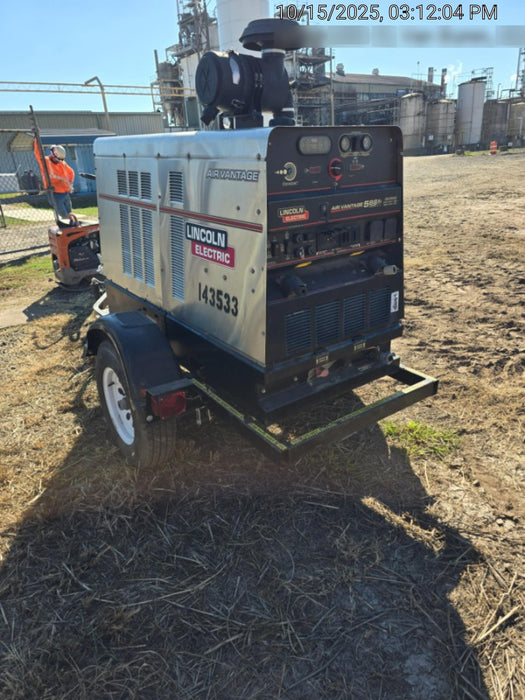 2021 Lincoln Electric Air Vantage 566 Air Vantage 566X Ready Pak 3 (includes trailer, cable rack, fender light kit); no telematics