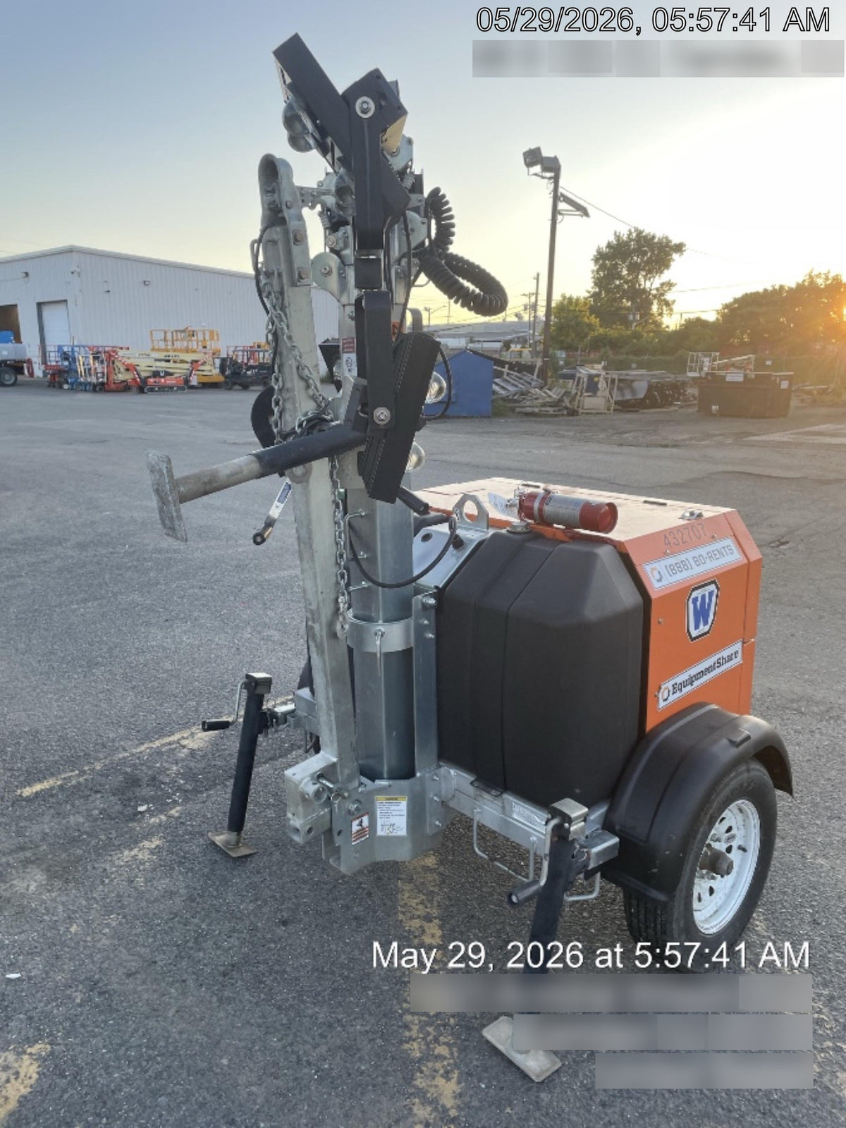 2024 Wanco WLTT-4MM4K Diesel, Deep Sea Controller, Shore Power Plug, Auto Start, (4) 350W LED Floodlights, 4kW Generator, 60 Gal Fuel Tank, 2" Ball, T3