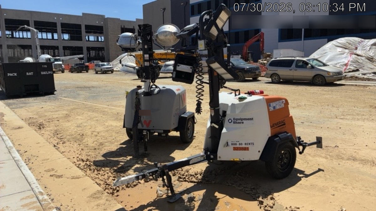 2019 Wacker Neuson LTV6L-MH Wacker Neuson LTV6L Mobile Light Tower w/Fuel Level Sensor Installed