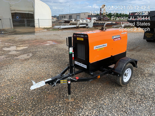 2021 Lincoln Electric Vantage 322 Vantage 322 Ready Pak 3 w/ Telematics & Decals, ORANGE (includes trailer, cable rack, fender light kit)