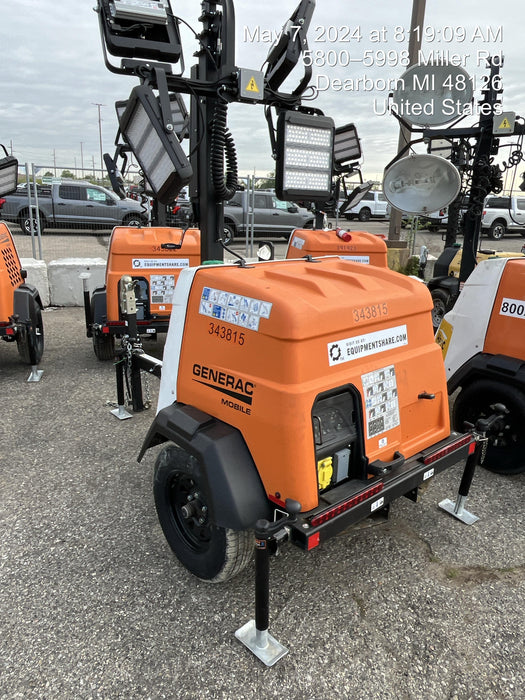 2023 Generac MLT2 Diesel, Flex Switch 120V Input, Powerzone Controller, (4) 320W LED Lights, 4kW Generator, 39.9 Gal Fuel Tank, 2" Ball, T3
