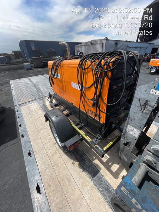 2021 Lincoln Electric Vantage 322 Vantage 322 Ready Pak 3 w/ Telematics & Decals, ORANGE (includes trailer, cable rack, fender light kit)