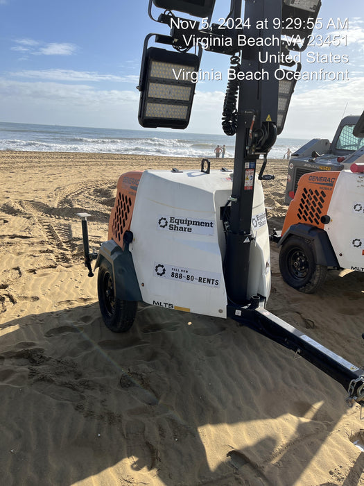 2023 Generac MLT2 Diesel, Flex Switch 120V Input, Powerzone Controller, (4) 320W LED Lights, 4kW Generator, 39.9 Gal Fuel Tank, 2" Ball, T3