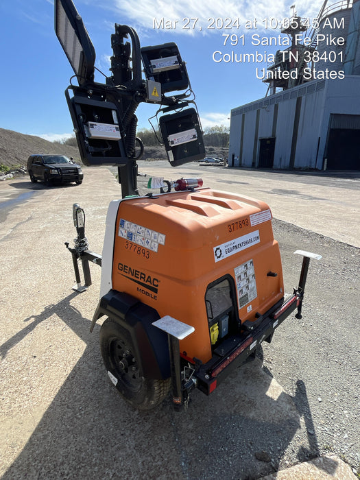 2023 Generac MLT2 Diesel, Flex Switch 120V Input, Powerzone Controller, 
(4) 320W LED Lights, 4kW Generator, 39.9 Gal Fuel Tank, 2" Ball, T3