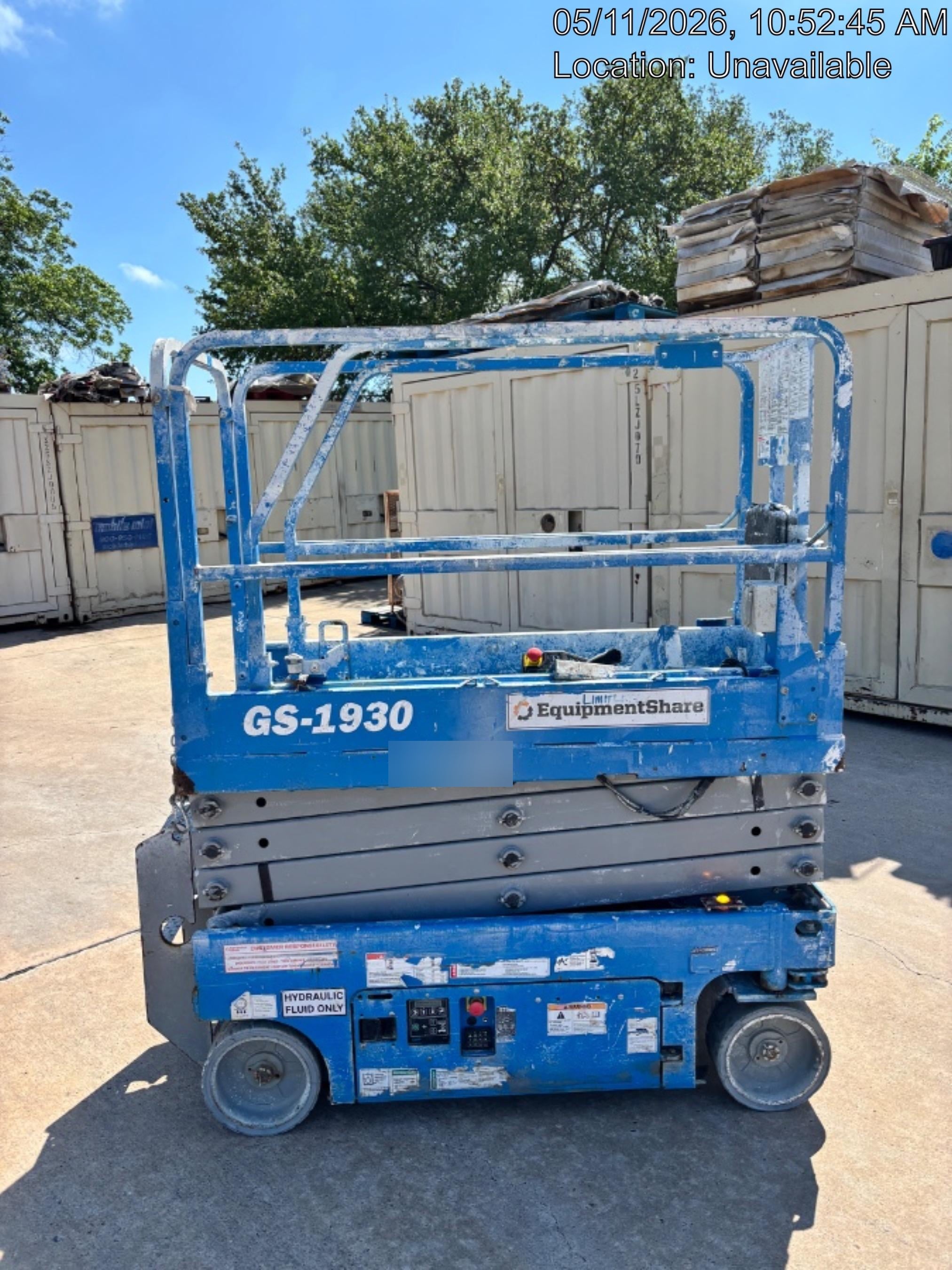 2019 Genie GS-1930 Fixed rails with chain Entry