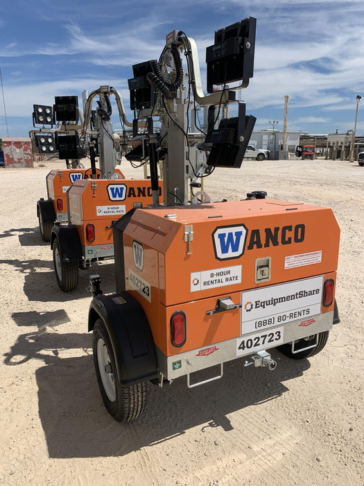 2024 Wanco WLTT-4MM4K Diesel, Deep Sea Controller, Shore Power Plug, Auto Start, (4) 350W LED Floodlights, 4kW Generator, 60 Gal Fuel Tank, 2" Ball, T3