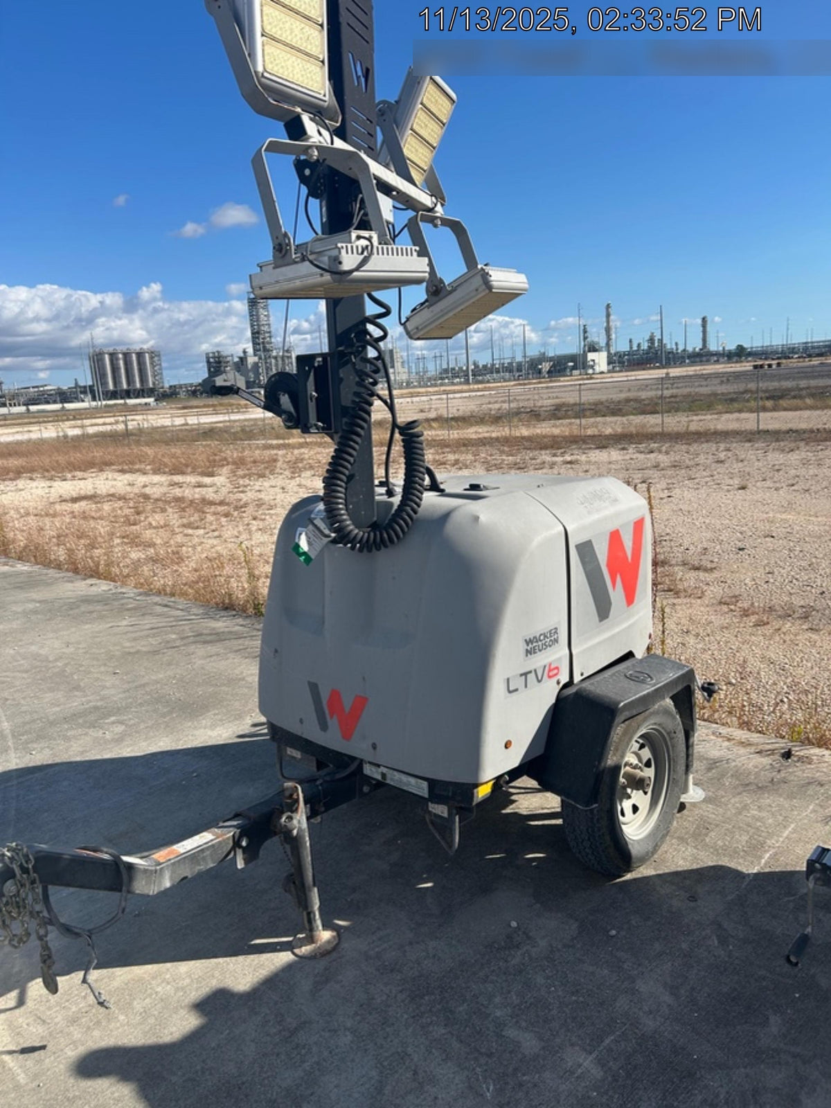 2019 Wacker Neuson LTV6K-LED LED Lighting, ES Track Hardware, Fuel Level Sensor