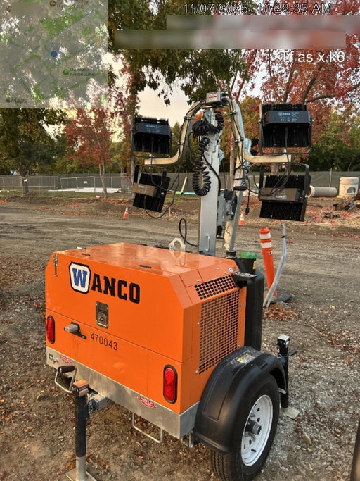 2024 Wanco WLTT-4MM4K Diesel, Deep Sea Controller, Shore Power Plug, Auto Start, (4) 350W LED Floodlights, 4kW Generator, 60 Gal Fuel Tank, 2" Ball, T3
