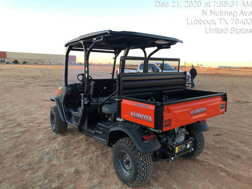 2020 Kubota RTV-X1140W-H Canopy, 4-Seater, Diesel, Windshield Acrylic Clear, LED Strobe, Backup Alarm