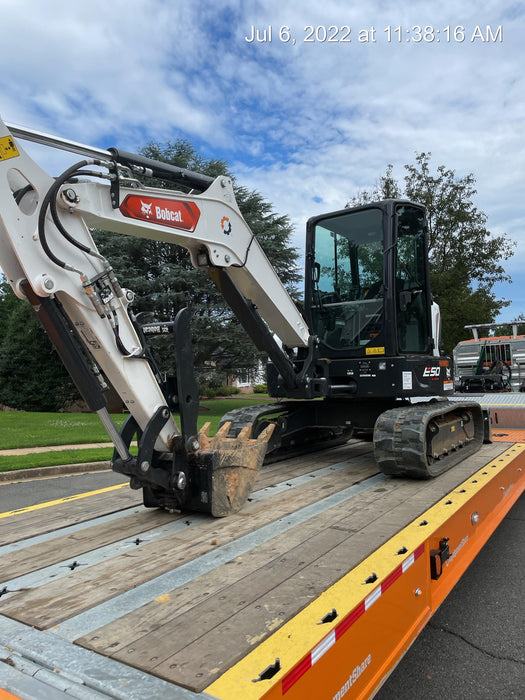 2022 Bobcat E50 Cab/Heat/Air, Rubber Tracks, Manual QC, Hydraulic Thumb