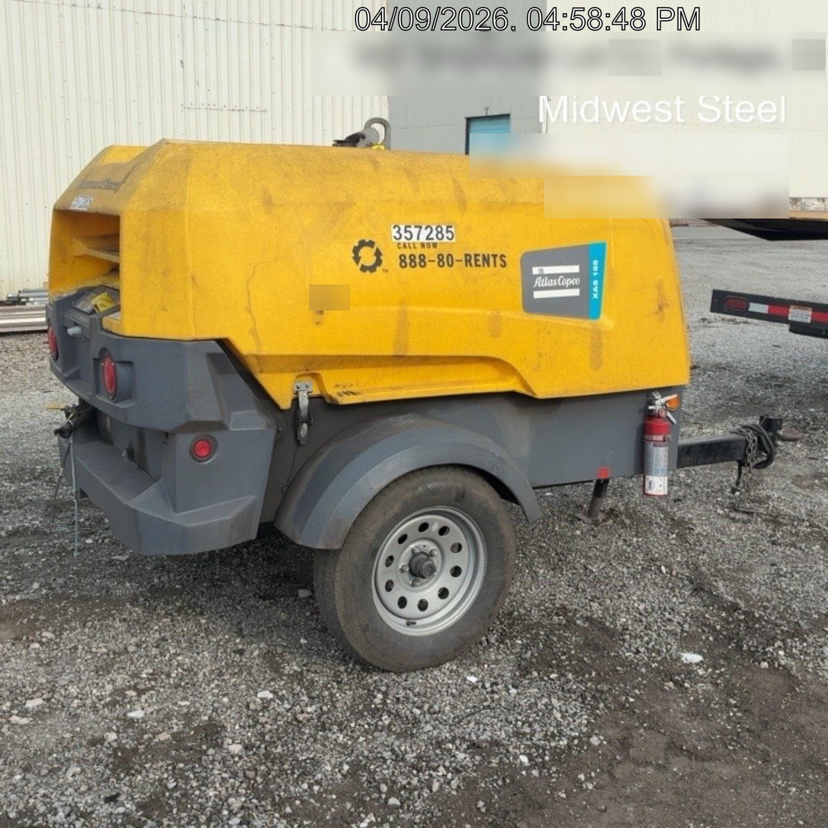 2023 ATLAS COPCO XAS188 CWK