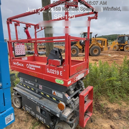 2024 Skyjack SJ3219 Electric Drive, Sld NM Tires, DBcns, RFRails, Power to Platform, T3 + Access Control