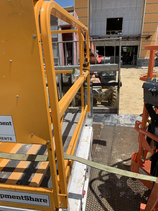 Custom Equipment HB-1430 Hy-Brid Scissor Lift
Platform capacity up to 670 lbs
Working height up to 20 ft
Weighs under 1,700 lbs
Non-marking wheels